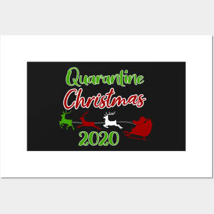 Quarantine Christmas Crew - Family Christmas Crew - Pandemic Christmas Gift - Couple Family Matching christmas pajamas Posters and Art